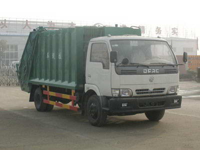东风多利卡6吨压缩式垃圾车